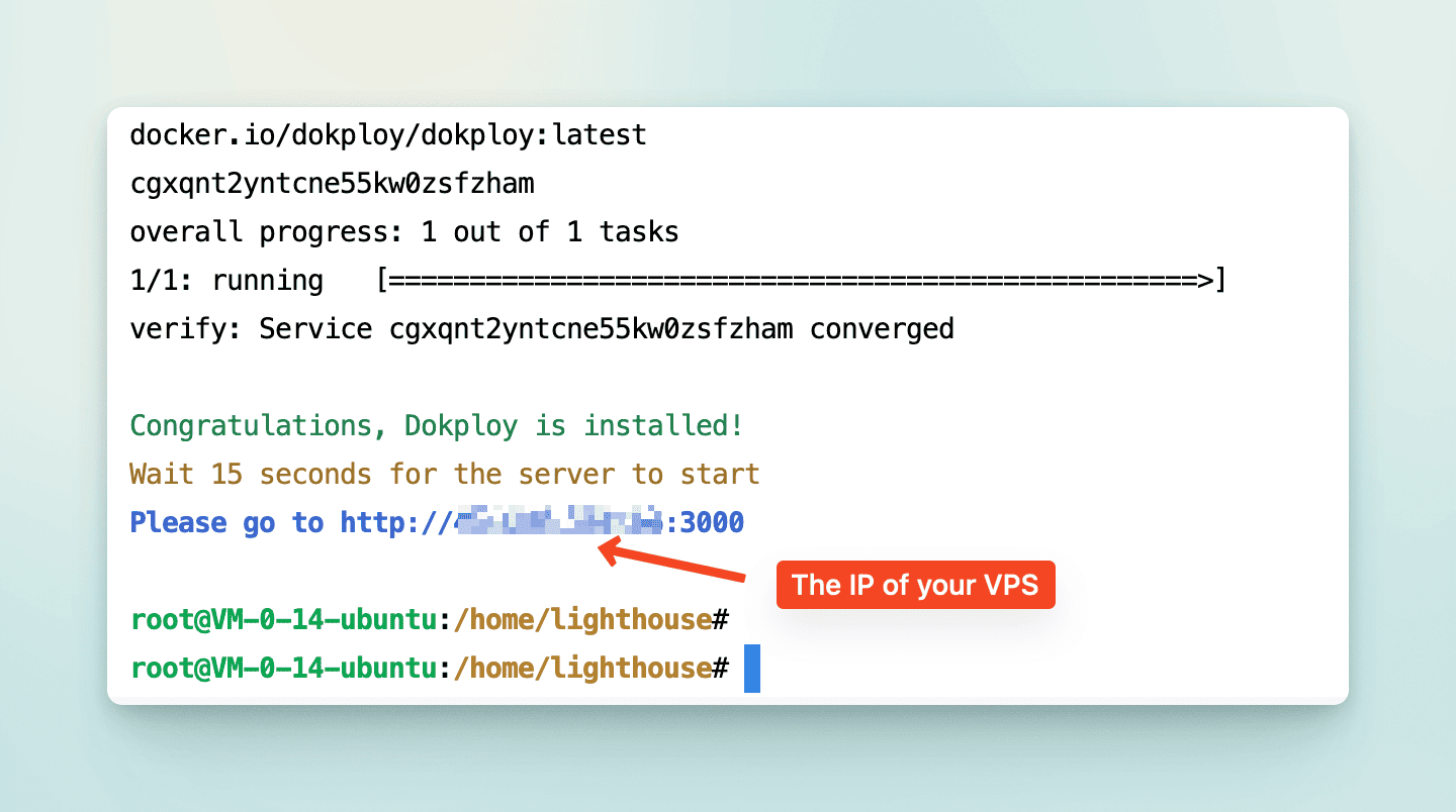 install dokploy