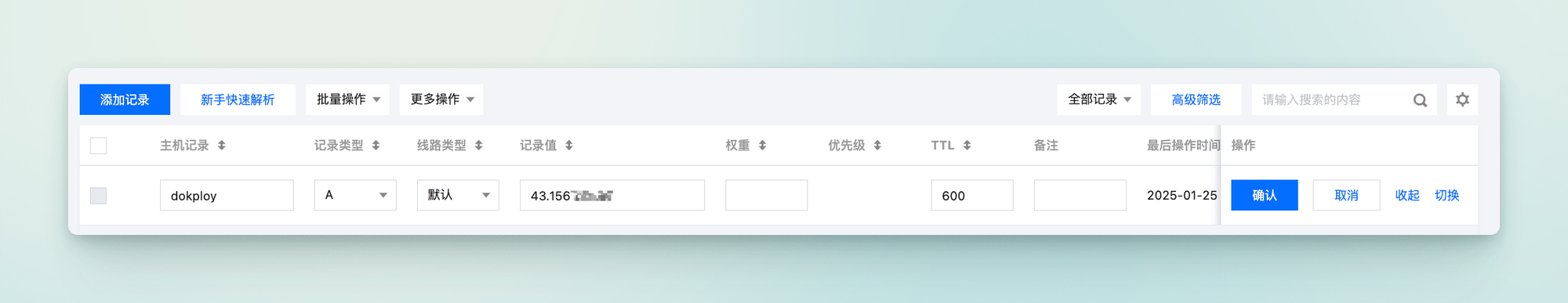 dns record